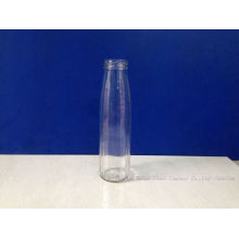 250ml Transparent Glass Juice Bottles with Screw Cap
